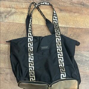 Versace Black and Gold Tote Bag